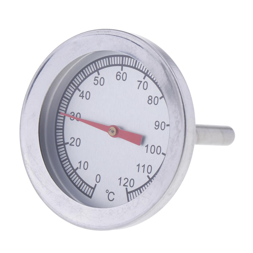 Rostfritt stål grill grill rökare grill termometer temperaturmätare , 0-120 ℃