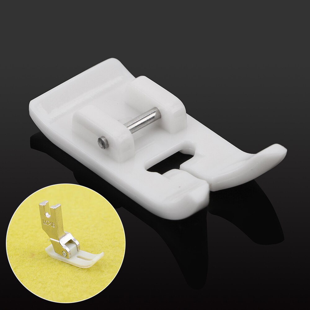 Leather Pressure Foot Non-Stick On Sewing Presser Presser Foot Household Sewing Machine Accessories 1 Piece White