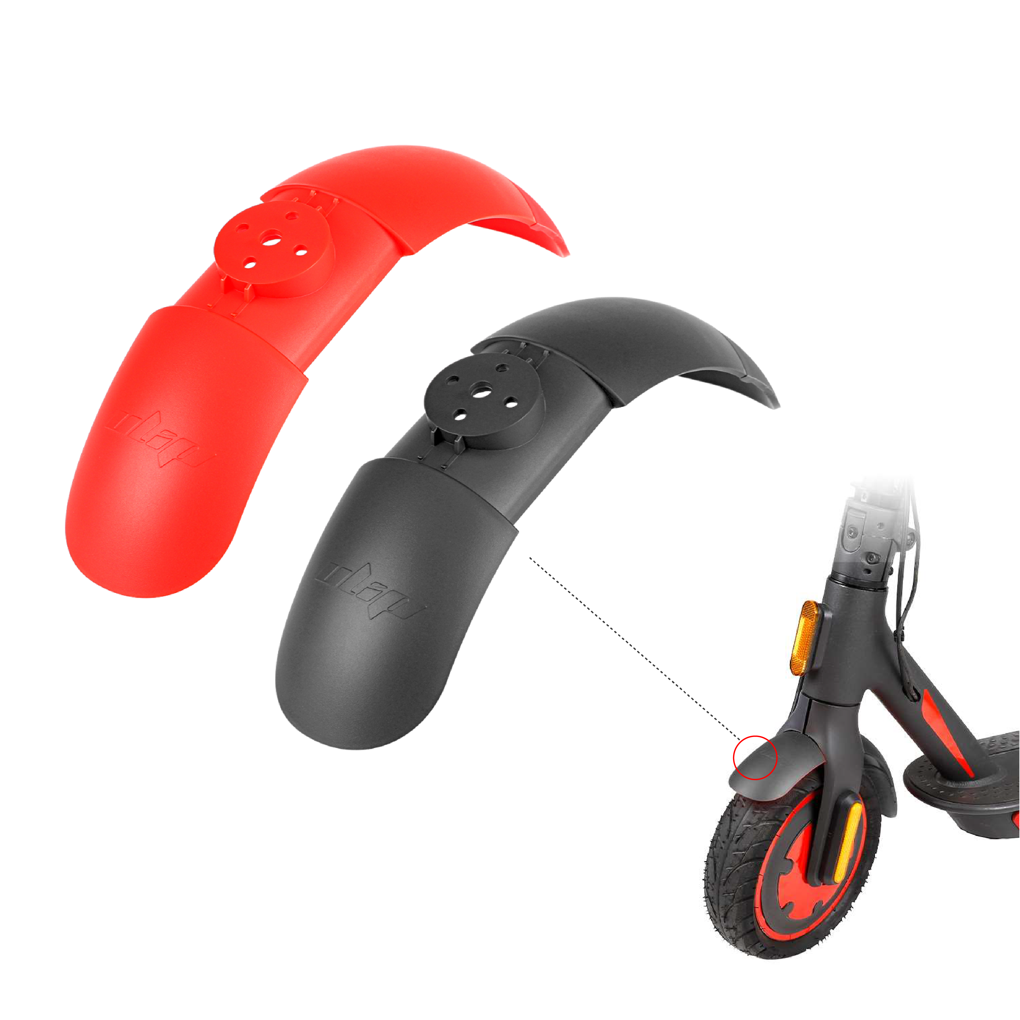 Guardabarros delantero y trasero para patinete eléctrico, piezas de repuesto para patinete Xiaomi M365 Pro Pro2 1S Mi3
