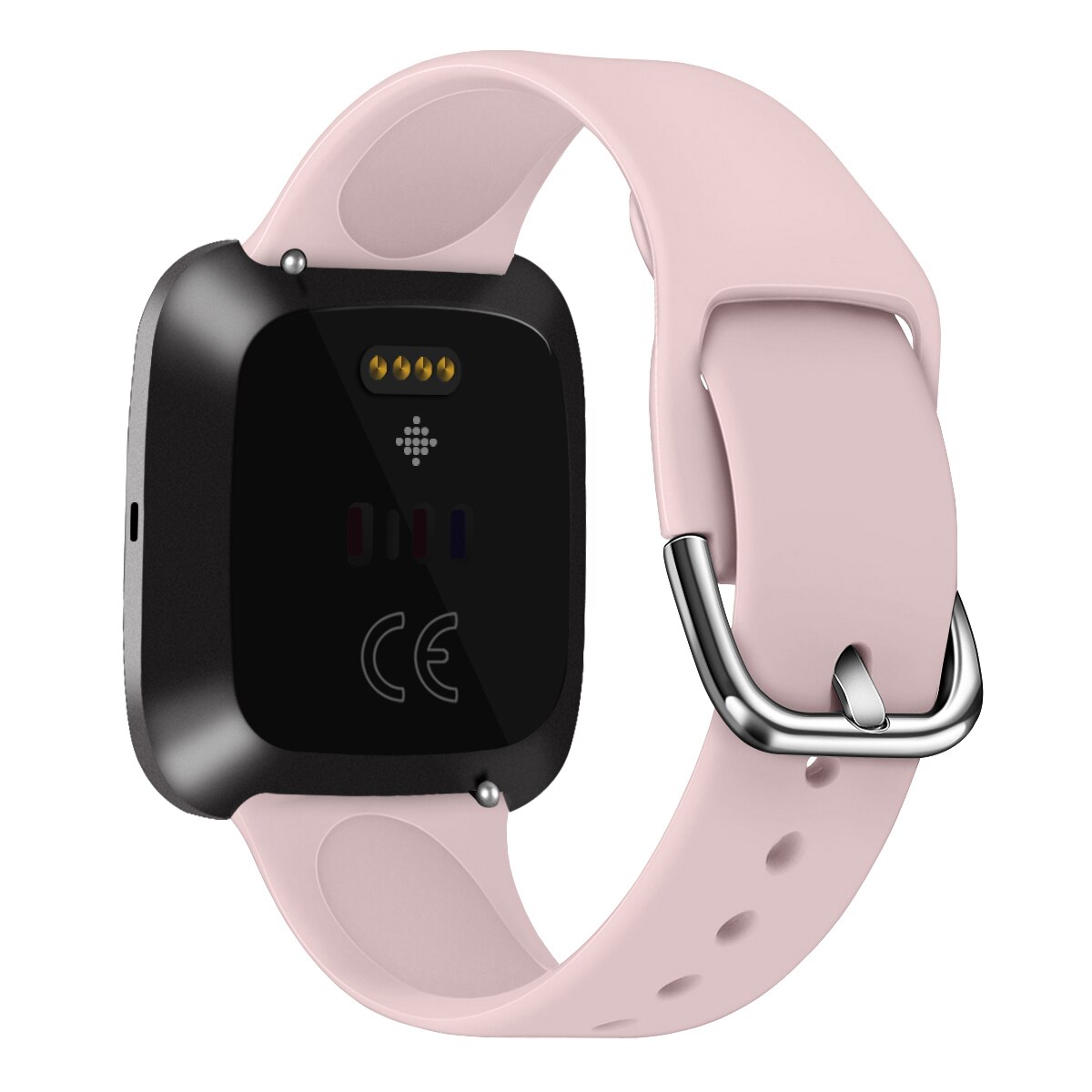Silikon Armband Für Fitbit Versa 2 Band Smart Uhr Wirst Armband Ersatz Gummi Armband Für Fitbit Hohe Band: 06 pink