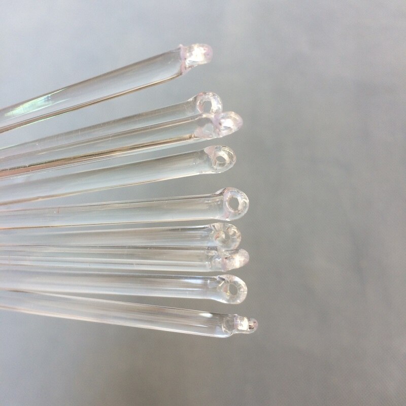 10pcs/lot 6*200/250MM round crystal glass rod prism DIY chandelier lamp in single hole Home Curtain or lighting Accessories