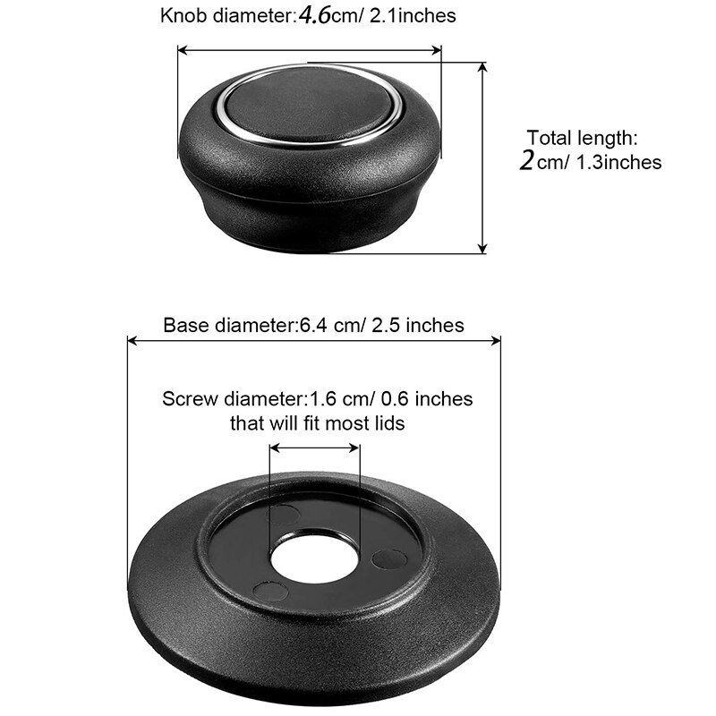 4 Stuks Pot Dekselknop Pan Deksel Holding Handvat Universal Keuken Kookgerei Deksel Vervanging Knop