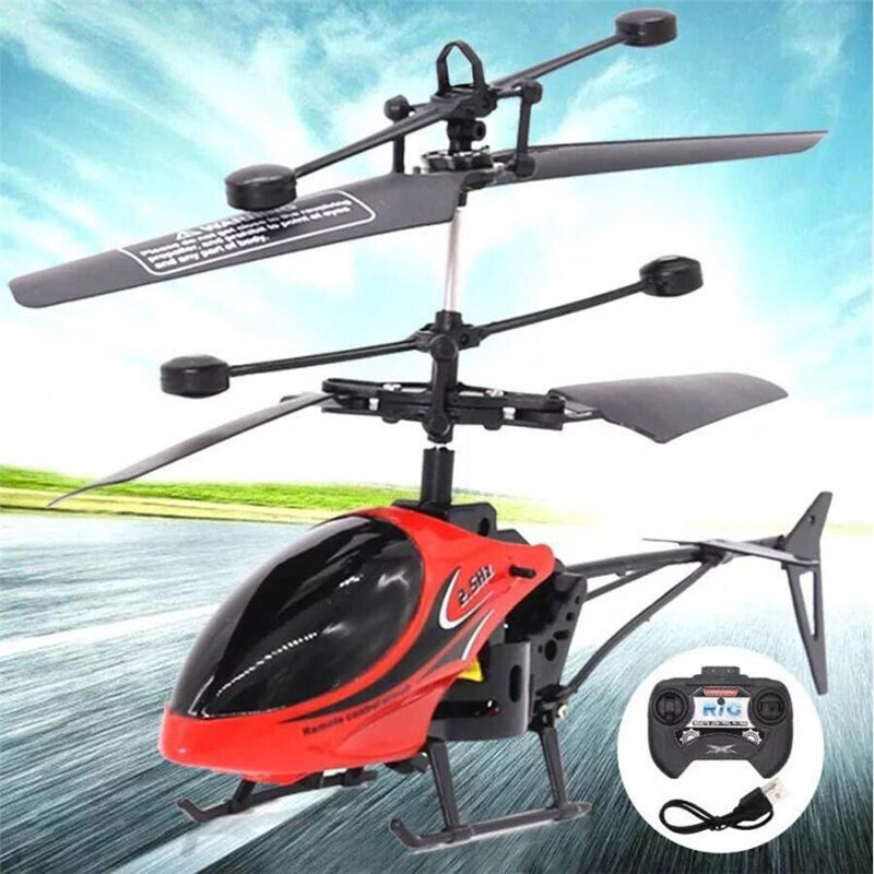 Mini Drone Dron Quadcopter Rc 901 2CH Vliegende Mini Rc Infraed Inductie Helikopter Knipperlicht Speelgoed Kids Christmas