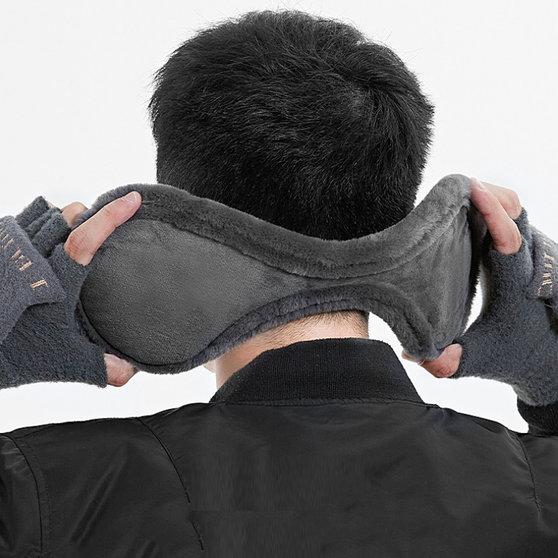Soft Plush Earmuffs Winter Warm Unisex Thicken Ear Cover Protector Women Men Solid Color Ear Mask Warmer Outdoor Cycling Earflap