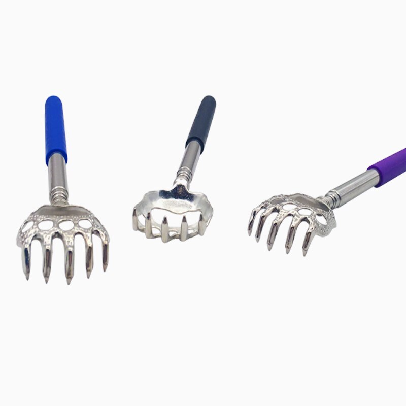 Telescopic Anti Itch Back Scraper Scalp Massager Back Scratcher Massager Claw Clip Extendable Telescoping Itch Scratching Hackle
