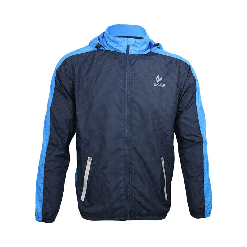 Arsuxeo Hooded Ademende Fietsen Waterdicht Winddicht Jas Outdoor Sport Reflecterende Wandelen Vissen Camping Fietsen Jas