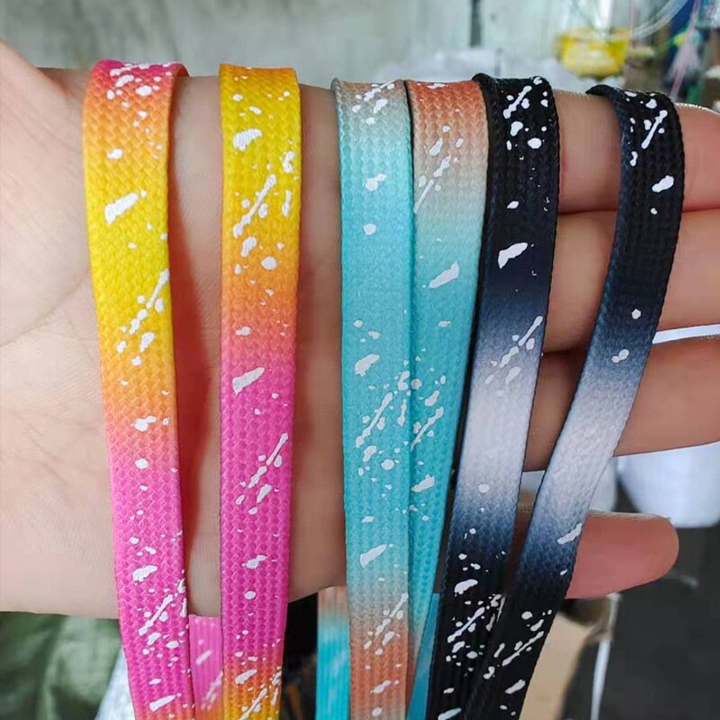 1 Pair Luminous Shoe Laces Glowing Fluorescent Shoelaces For Sneakers Flat Lace Shoes Boot Shoelace 120/140/160CM