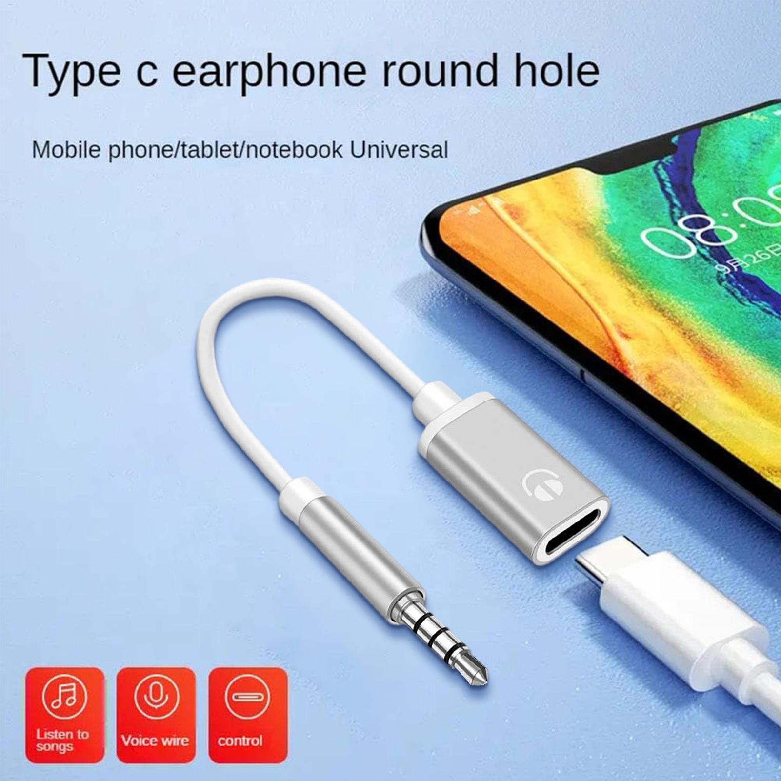 USB C Zu Aux Audio- Dongle Kabel 3,5mm Jack Konverter Typ-C Konverter Kopfhörer Adapter Kopfhörer Audio- Adapter kabel 3,5mm Stecker