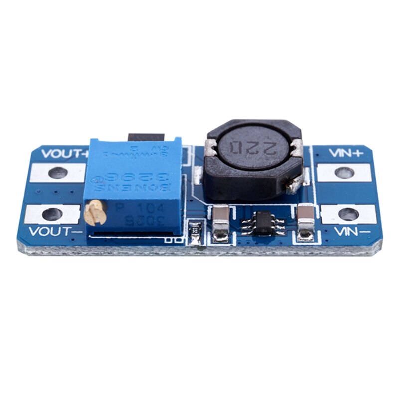 6 stück  mt3608 dc 2a step-up-leistungsverstärkermodul 2v-24v boost-konverter für arduino