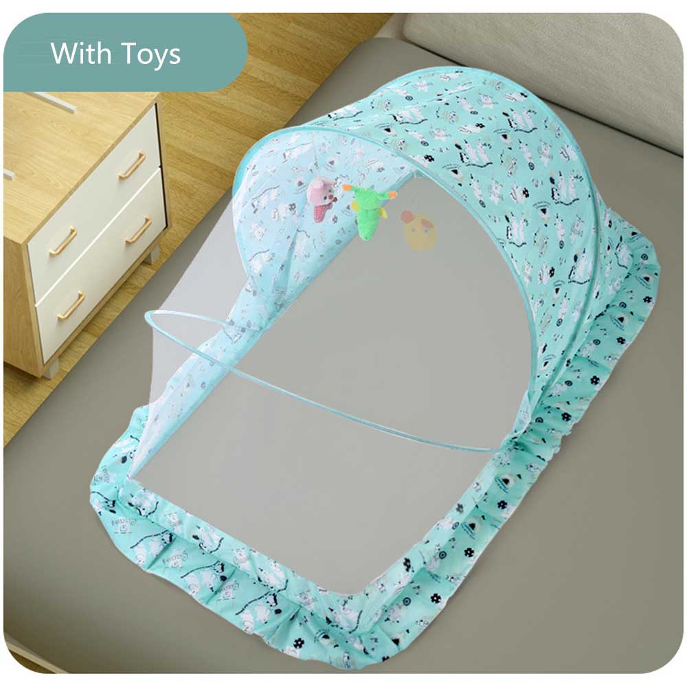 Babybed Bed Mesh Muskietennetten Draagbare Opvouwbare Baby Bed Netto Reizen Babykamer Baby Beddengoed Kinderen Muskietennetten: WJ4015F