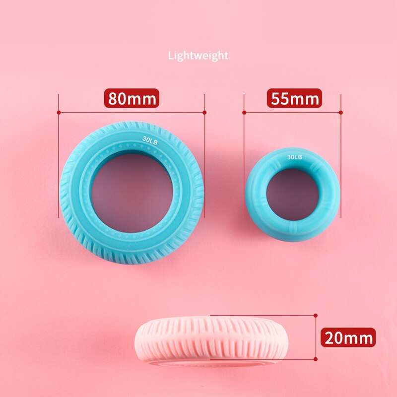 Pince à main poignée Silicone anneau main résistance bande doigt civière-exercice pour avant-bras poignet entraînement carpien main extenseur