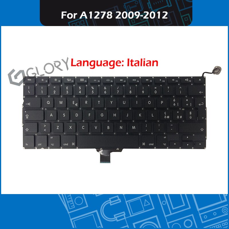 A1278 Spanje Spaans Italië Italiaanse Toetsenbord Voor Macbook Pro 13 "Unibody A1278 Sp Het Toetsenbord Vervanging