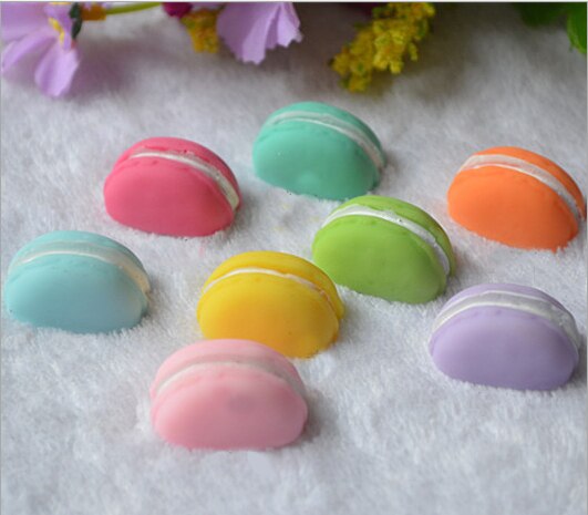 Autocollant réfrigérateur aimants Macaron | 8 pièces/1 ensemble, dessin animé , aimant photo néodyme fort, messages: 8pcs Color mixing