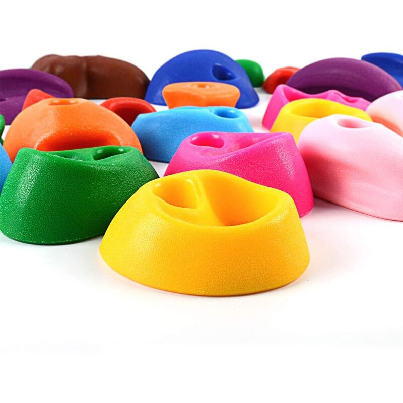 Kids Klimwand Houdt Kinderen Houten Muur Klimmen Stenen Speelgoed Kind Speeltuin Sport Game Hand Voeten Hold Grip Kit