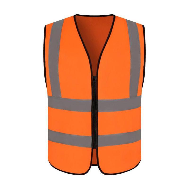 Reflecterend fietsvest ademend verkeer nacht werk beveiliging hardlopen reflecterend veiligheidsvest buiten waarschuwing reflecterend vest: C