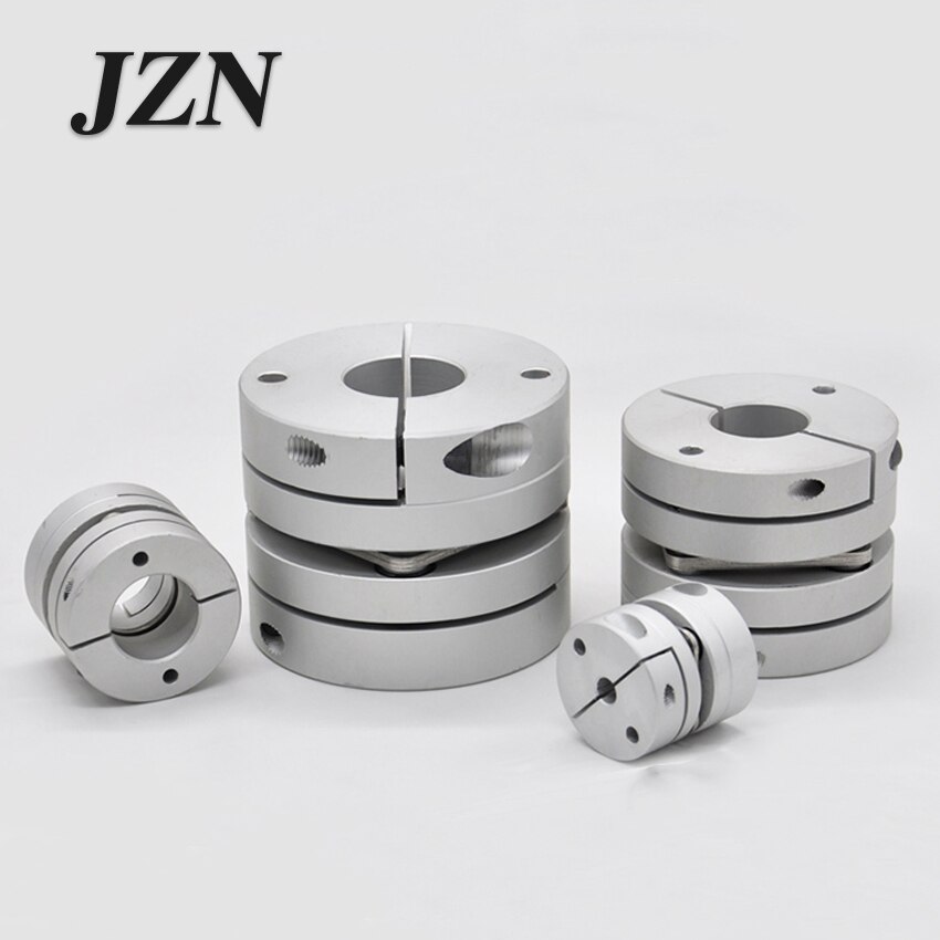 !  (1 stuks) aluminium elastische enkelvoudige membraankoppeling grote koppel schroef servomotorkoppeling