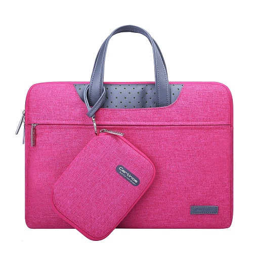 Business Aktentasche 11, 13,3, 14 zoll Laptop Tasche 15,6 Für Macbook Air 13 Frauen Handtasche Laptop Sleeve Tasche Für Macbook Pro 15 Fall: Rosa / 15,6-zoll