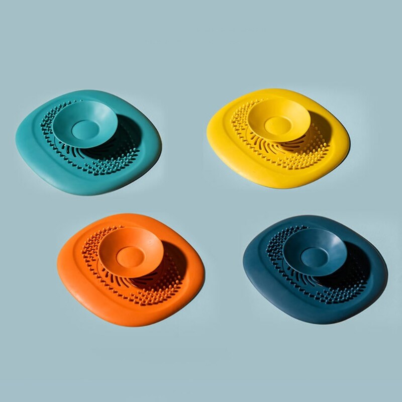 Square Shower Drain Hair Catcher Household Kitchen Sink Filter Bathroom Shower Drain Stopper Floor Drain Cover Sink for and
