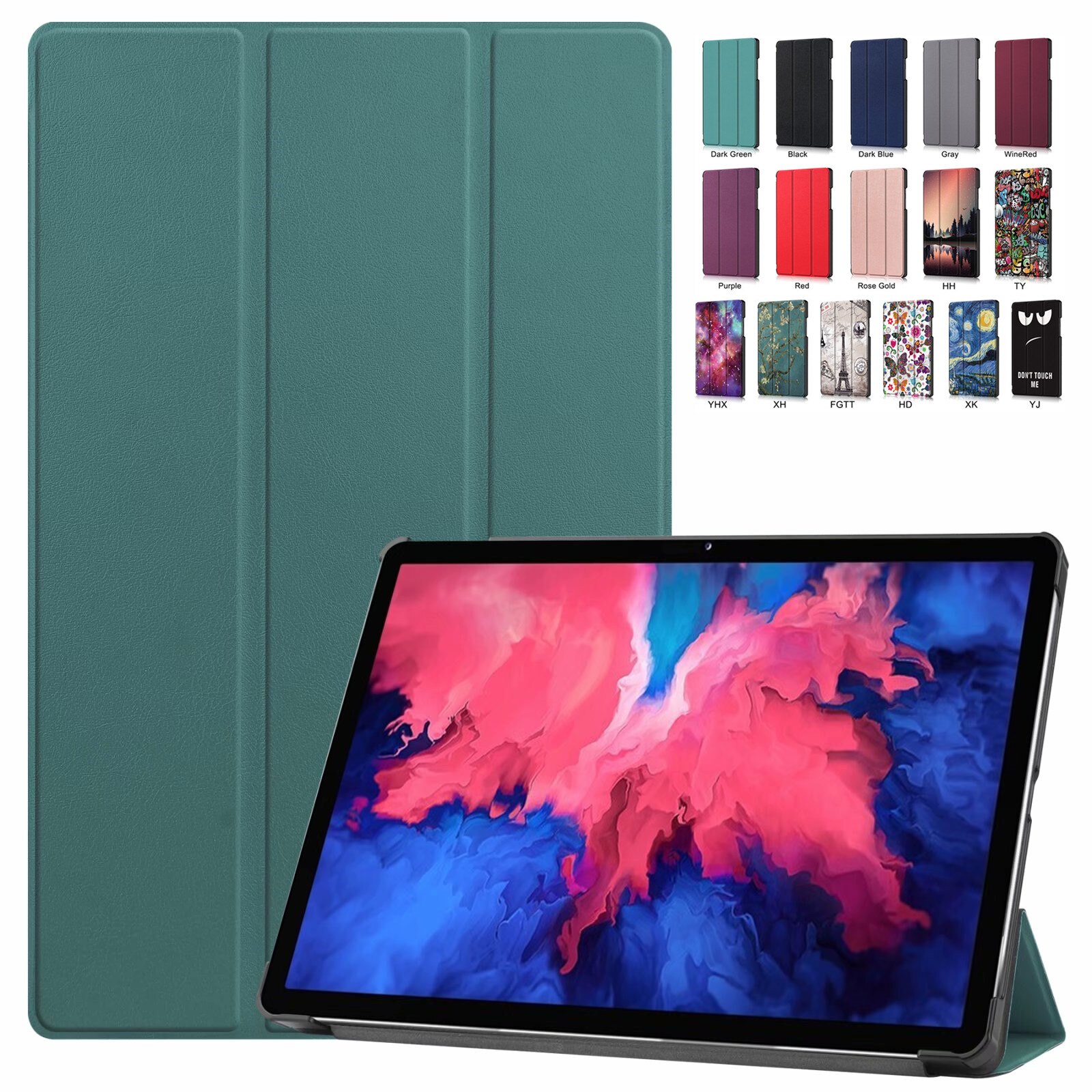 Ultra Slim Folio Leather Stand Tablet Case Cover Voor Lenovo Tab 10.3 K10 TB-X6C6 10.3&quot;