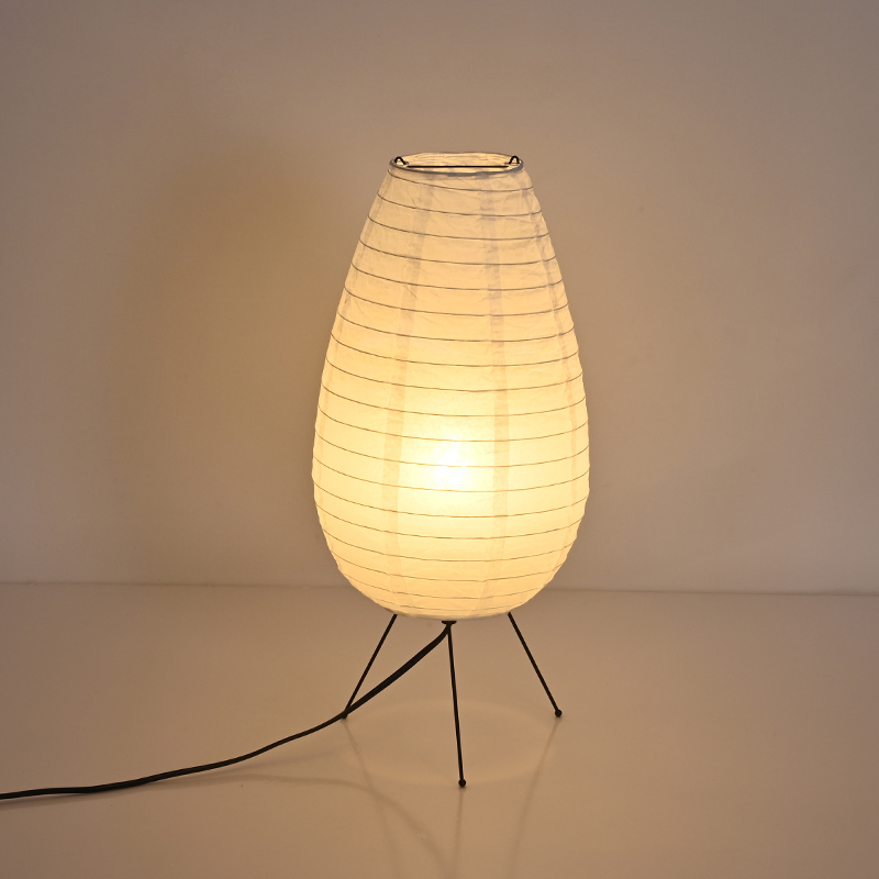 Nogy Noguchi Stijl Lamp Rijstpapier Vloerlamp Retro Creatieve Bedlamp Geschikt Voor Decoratie Van Studie/Slaapkamer/Woonkamer: green / WHITE