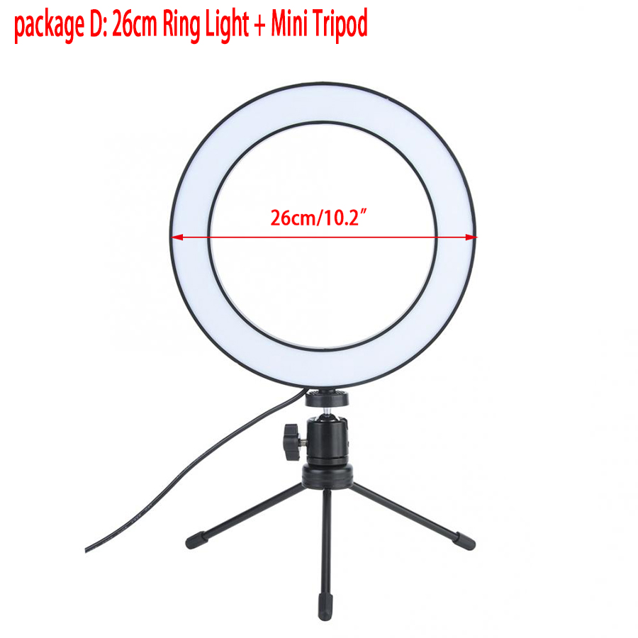 Moderne Hoge Tafellamp Make Fotostudio Verstelbare Bureaulampen Met Statief Houder Clip Voor Make Video Live Studio