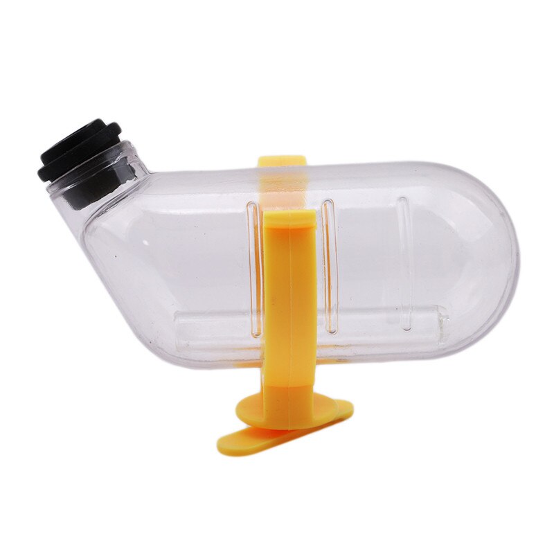 Nette Haustier Trinkbrunnen Kunststoff Automatische Wasser Trinken Schüssel Für Hamster Haustier Wasser Spender Hamster Drinke: Gelb