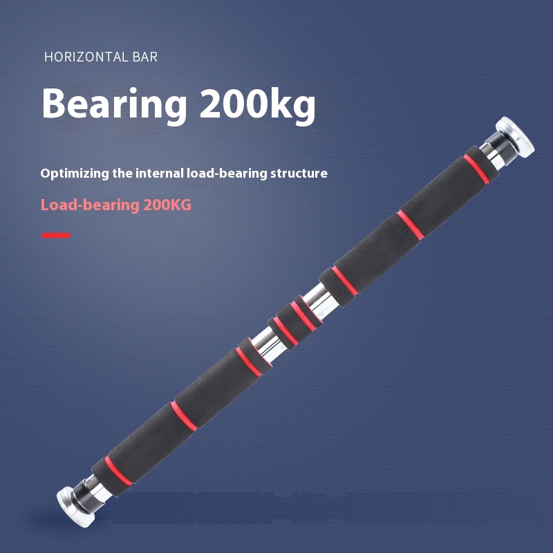 Indoor fitness equipment Door pull-up bar Home exercise bar with anti-rotation lock for fitness enthusiasts: Default Title