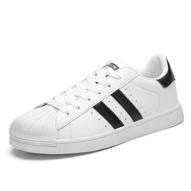 Mannen Witte Skateboard Schoenen Superstar Sneakers Skate Schoenen Leisure Skateboarden Schoenen Mannen Board Trainers Stan Sneaker Casual: Black / 8.5