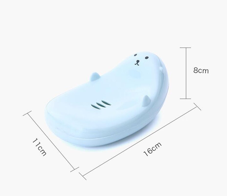 Słodki kreskówka kształt zwierząt mydelniczka odpływ łazienkowy mydelniczka dzieci zakochują się w kąpieli kuchnia akcesoria łazienkowe