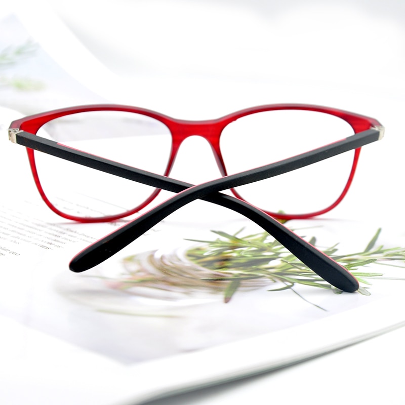 LUCIDIE Ladies Square Glasses Frames for Women TR90 Frame Optical Men Eyewear Computer Glasses