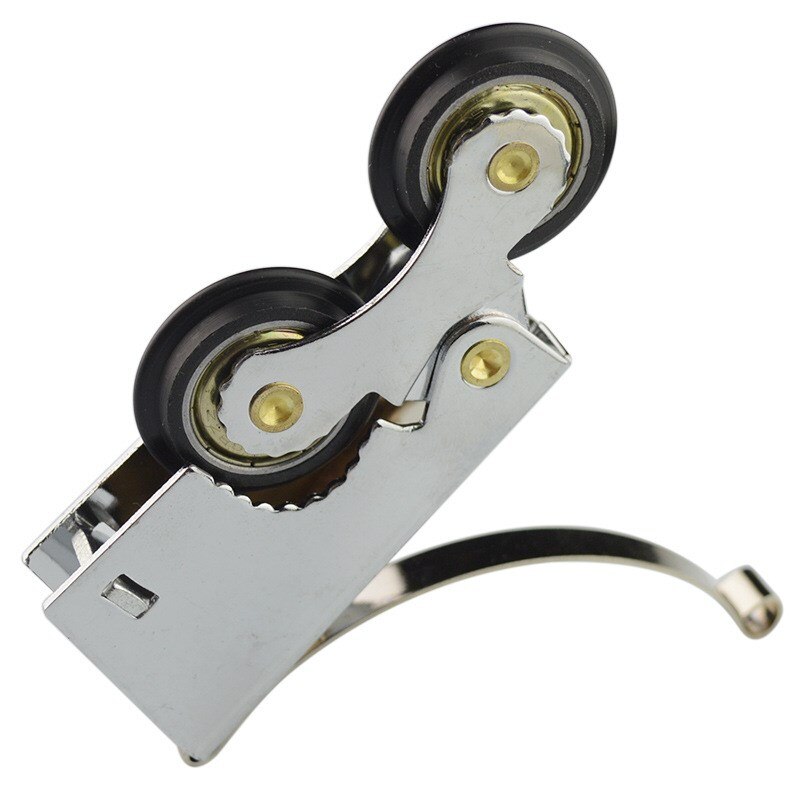 2pcs Double Wheel Door Runners Rollers Replacement Window Door Wheels Sliding Enclosure Wheels Pulleys For Home Wardrobe