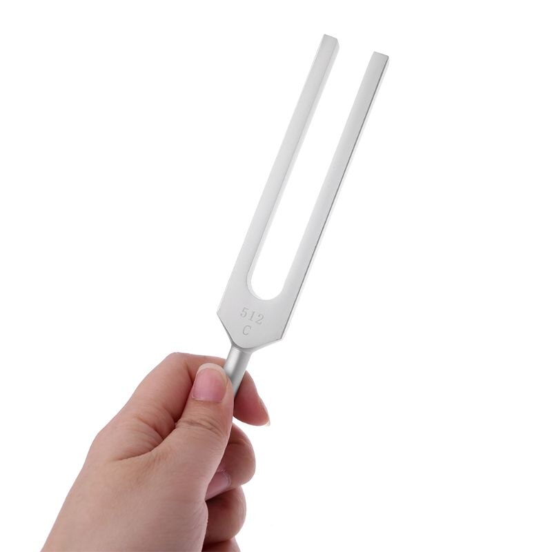 Fourche de réglage en aluminium 512HZ, Chakra, Vibration sonore de guérison, avec sac à marteau