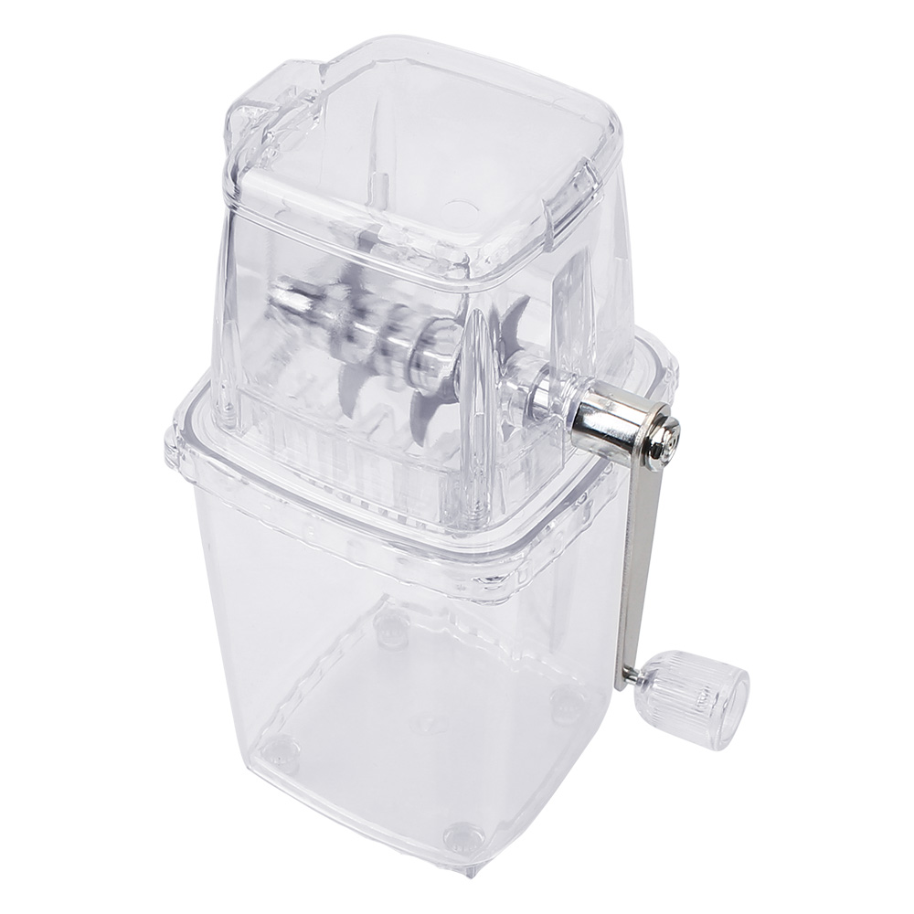 Máquina de hielo raspadora Manual multifunción, trituradora de hielo portátil, herramientas para el hogar, barra de cocina, capacidad de 1,25 l