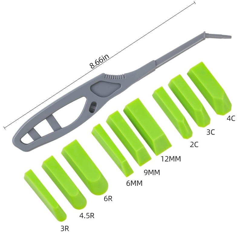 10 In 1 Multi-angle Sealant Scraper,Plastic Angle Caulk Tool,Grout Remover Spatula,Bathroom Kitchen Tile Floor Gap Filler Kit: Default Title