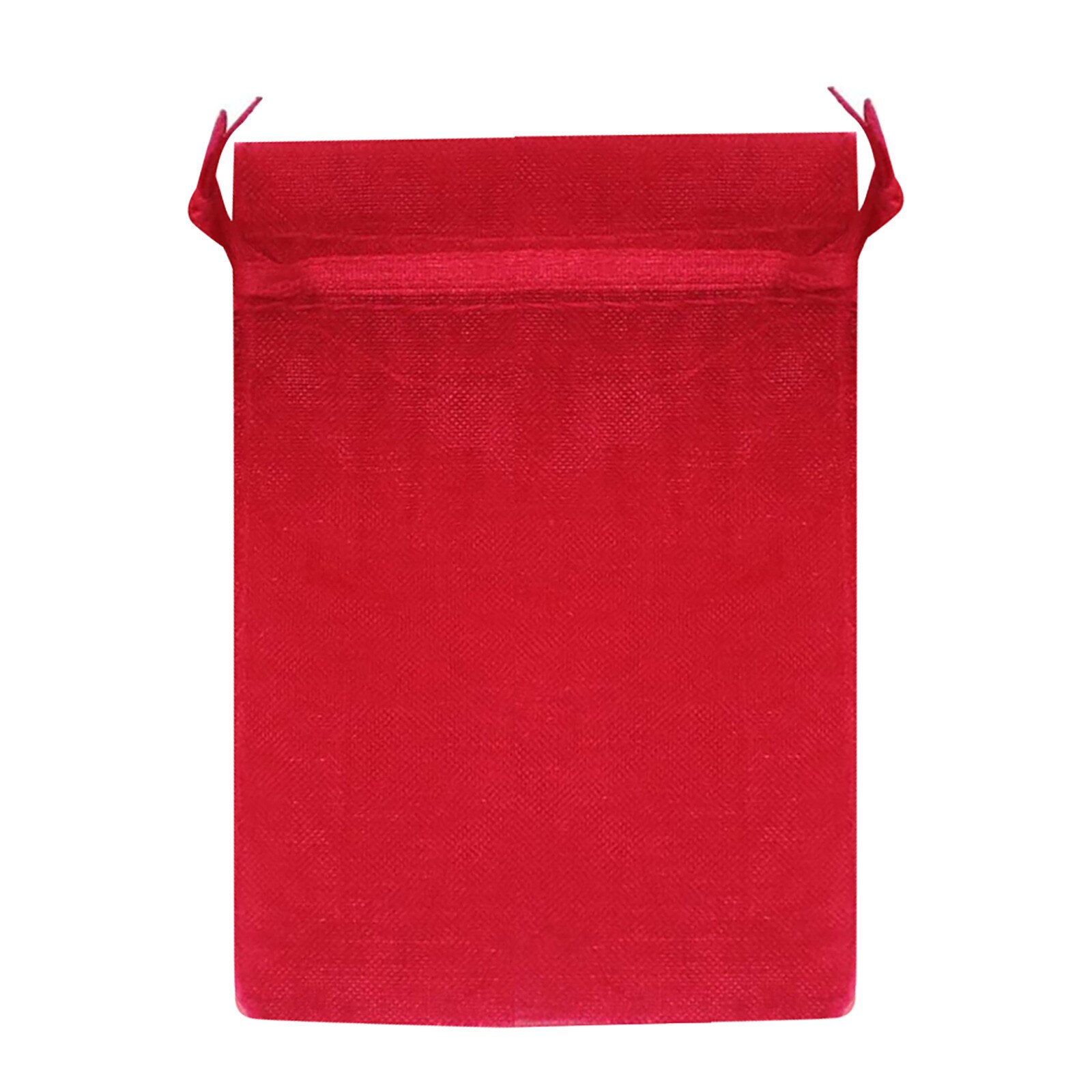 30 Pieces Sheer Organza Bags, White Wedding Favor Bags with Drawstring Makeup Organza Favor Bags: Watermelon Red
