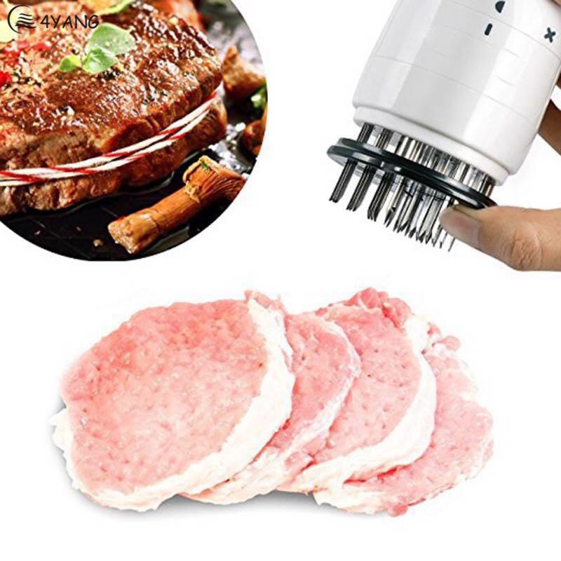 Ttlife köttmör nål injektor marinad smak spruta koka köksredskap för biff fläsk nötkött kyckling kött mörningsmedel