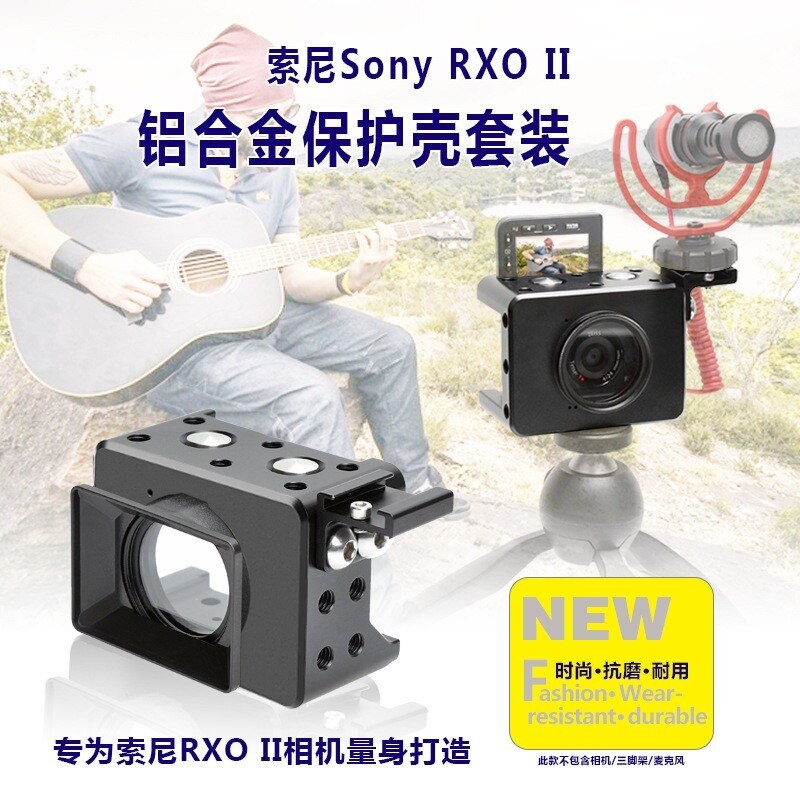 Camera Kooi voor Sony RX0 II Geschikt voor Sony Kit Aluminium Beschermende Shell Schaduw UV Spiegel Frame Accessoires