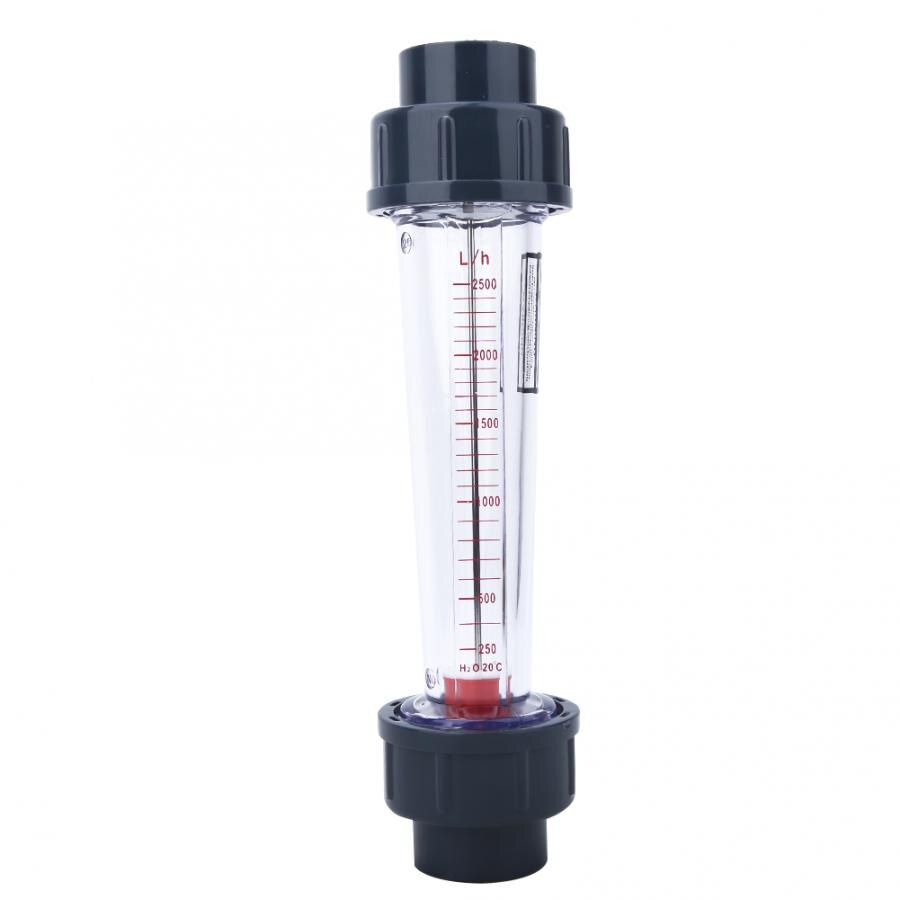 LZS-25(D) Liquid Flow Meter 250~2500L/h ABS Plastic Liquid Flow Rate Gauge High Accuracy Flowing Measuring Tool