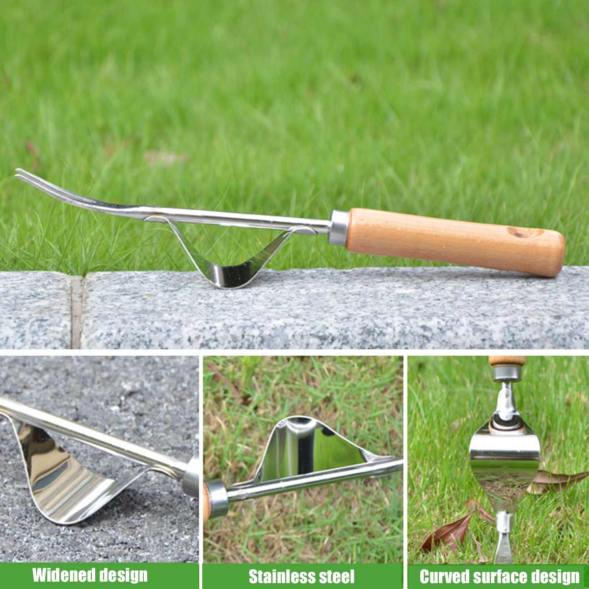 1PC Garden Weeder Tool Lawn Sturdy Digging Puller Hand Weeding Effective Easy Apply Trimming Removal Grass puller Long Handle