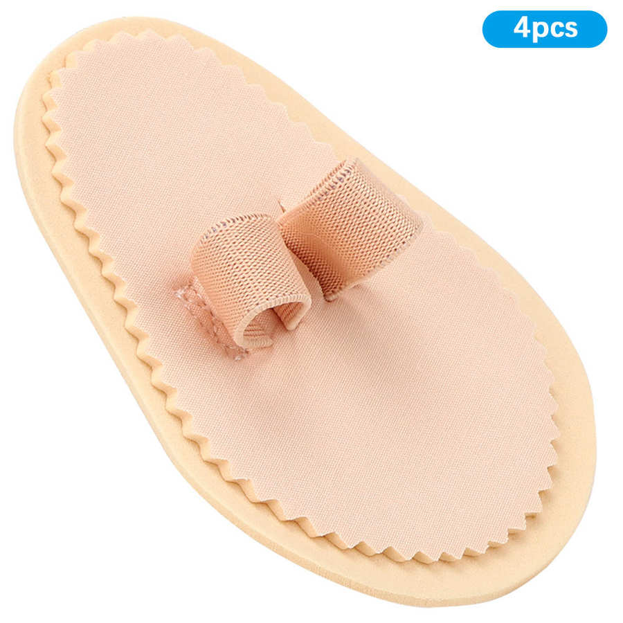 Teen rechtmaker 4 stuks teen rechtmaker scheiders beschermer hallux valgus corrector teen spalk afstandhouder afdekking beschermer