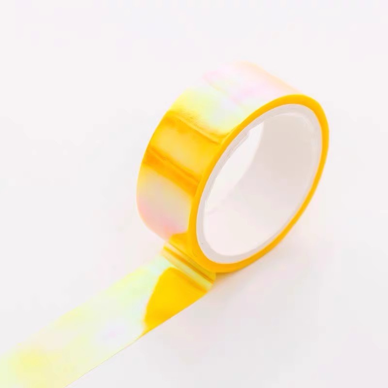 Papier Regenboogfilm Geleidelijke kleurverandering Decoratieve handaccount Kleur Handaccount Sticker Materiaal DIY Creatieve collage: WIT