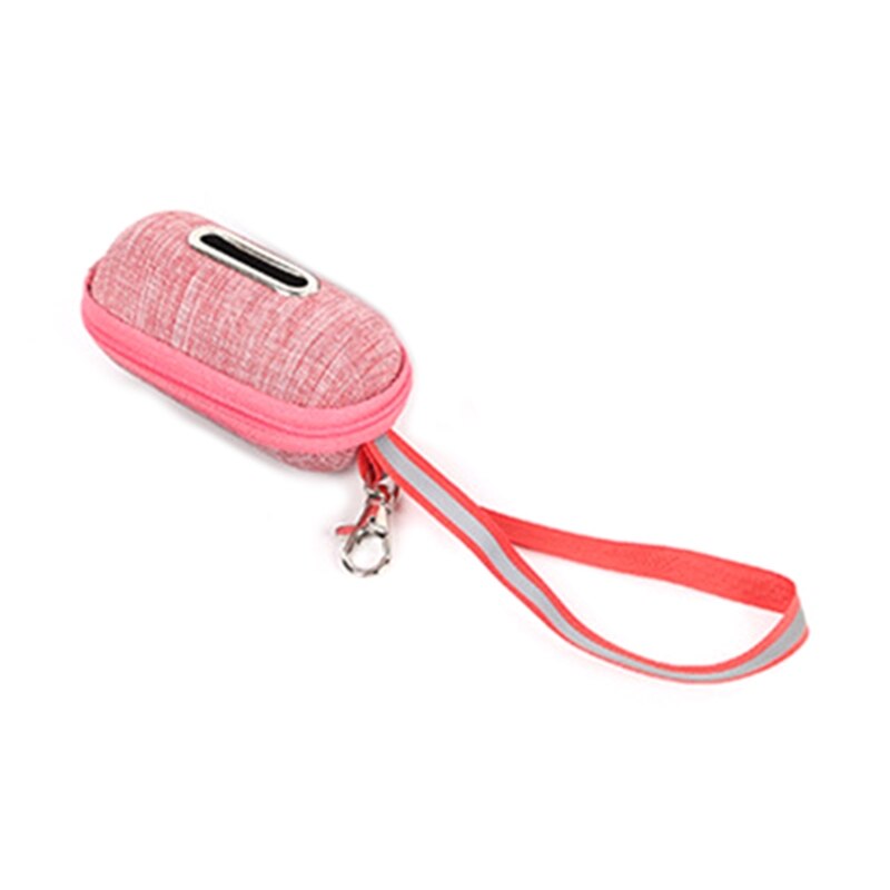 Poche portative de support de sacs de ramassage de chiot de distributeur de sac de merde de chien de compagnie avec la boîte à ordures de déchets de nettoyage de corde
