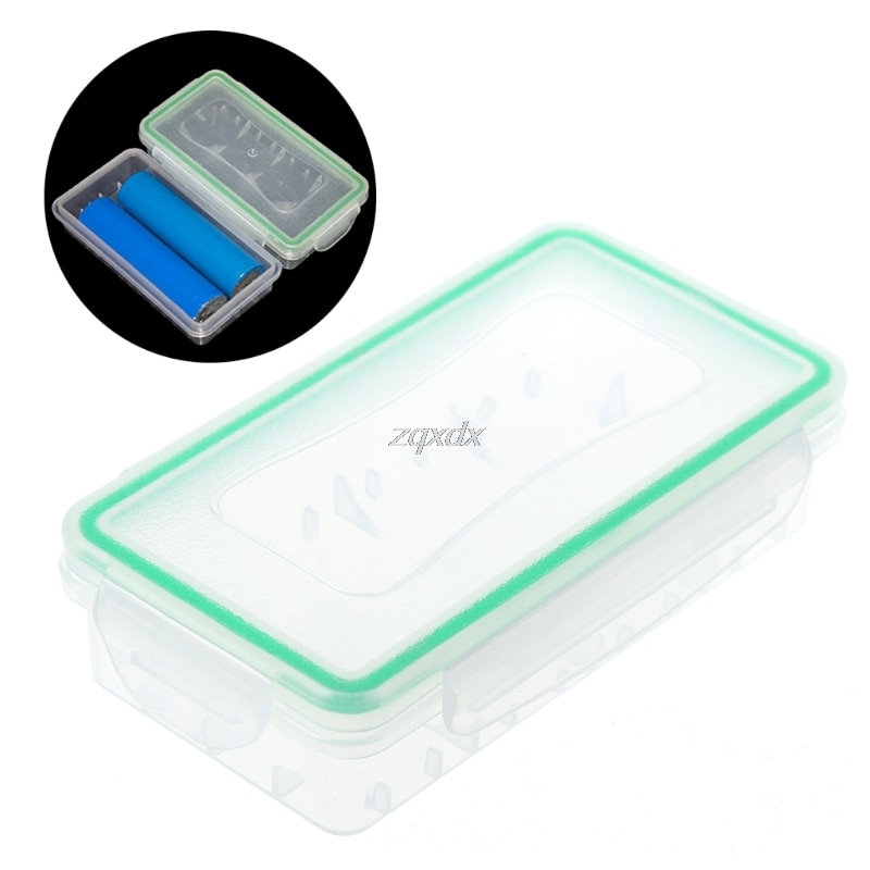 18650 Batterij Houder Transparant Case Cover Hard Slijtvast Batterij Houder Opbergdoos Plastic Case Waterdichte Case Z07