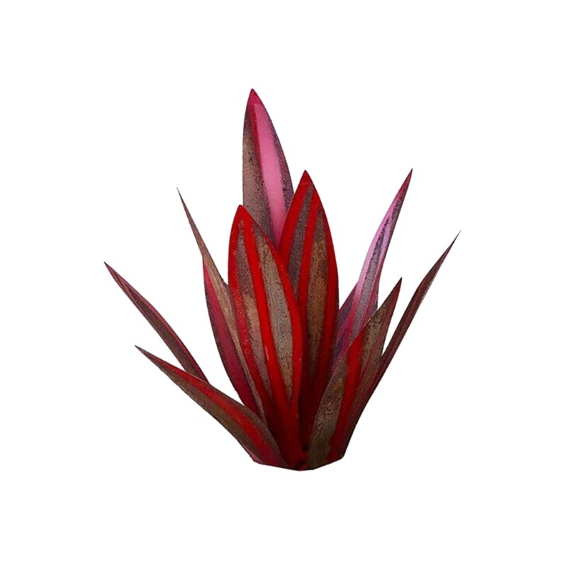 Simulation de plante d'agave artistique, Sculpture rustique en métal, bricolage, pour Patio extérieur, décoration de jardin, piquets de décoration de pelouse, Statue de maison