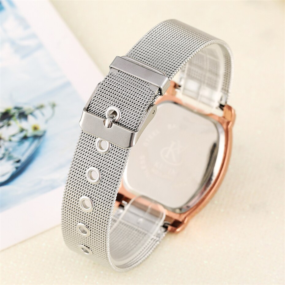 KEVIN Watch Couple Stainless Steel Wristwatch Quartz Movement Casual Men/Women Pin Buckle Watches Lovers Watch