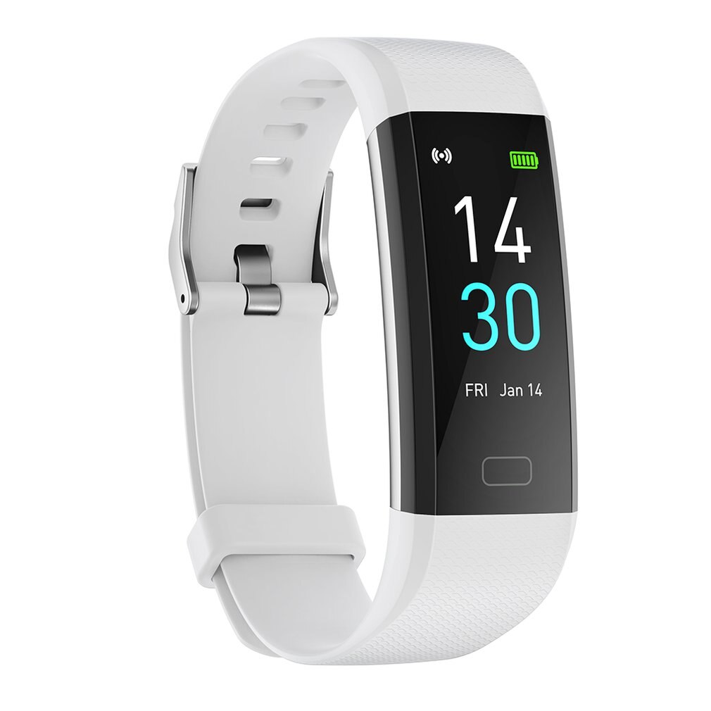 Runmifit S5 Smartwatch saluto Banda tenere sotto controllo Smartwatches Nero accorto Vigilanza di Forma Fisica Traker Impermeabile Senza Fili androide Ios: bianca