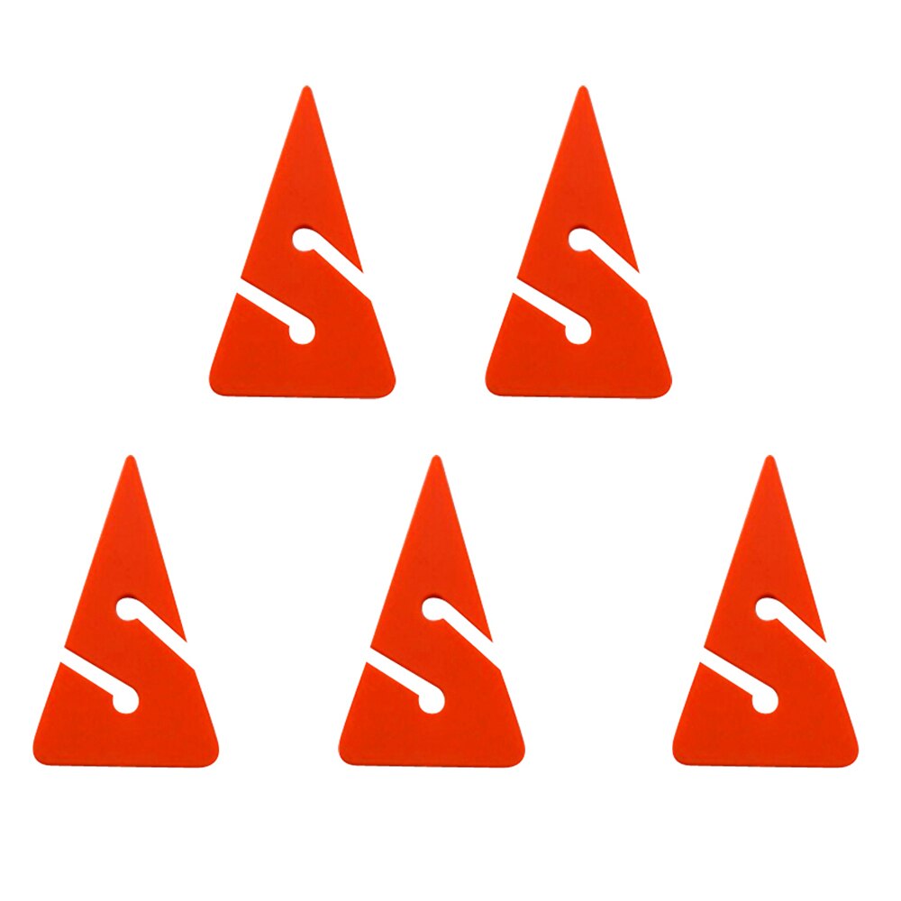 5Pcs Plastic Veiligheid Wreck Cave Dive Driehoek Lijn Arrow Marker Voor Onderwater Duiken Snorkelen Gratis Duiken
