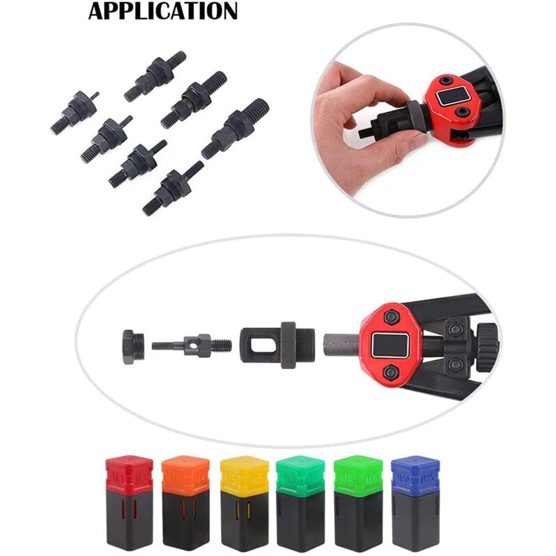 Riveter Hand Tool Rivet Insert Tool Manual Nut Chuck - 13 inch Hand Riveter Rivet Tool Installation Kit
