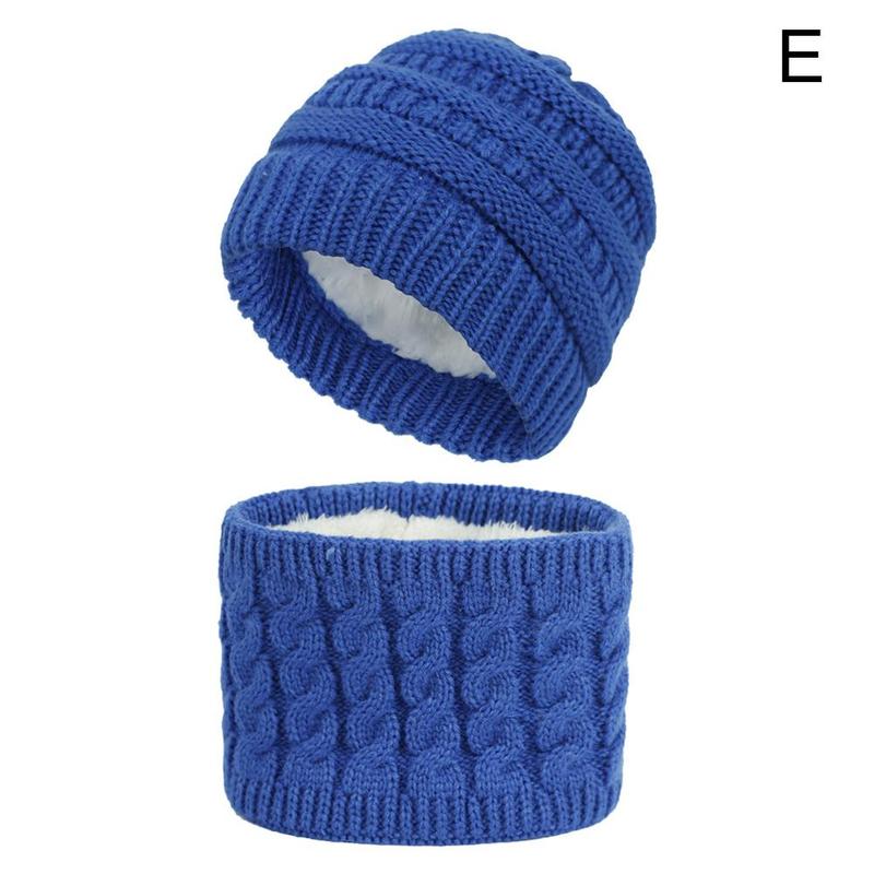 Baby Newborn Scarf For Boys Girls Baby Cotton Knitted Snood Scarves Warm Thick Wool Men Lady Fur Winter Scarves Neck Unisex A3Z9: E