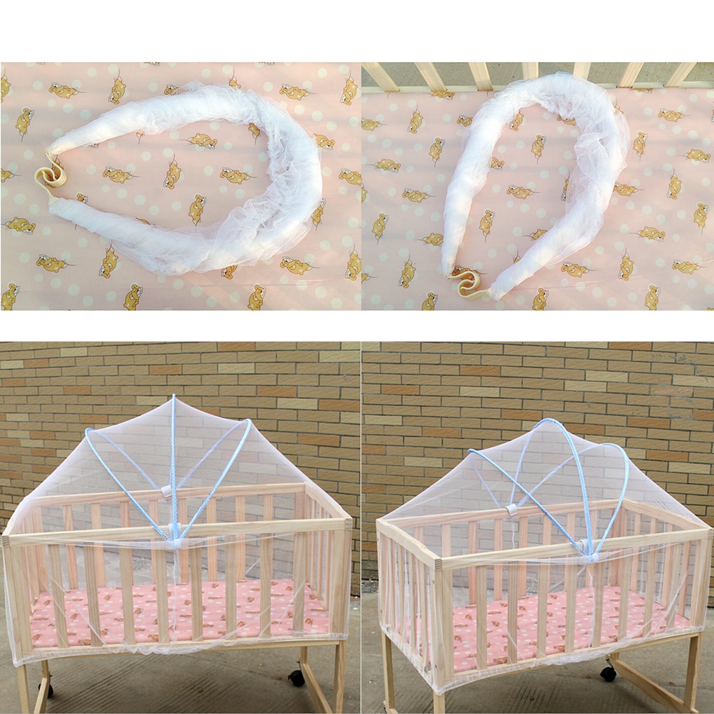 Installeren Beschermen Tegen Skeeter Draagbare Babybedje Klamboe Zomer Multifunctionele Cradle Bed Netting